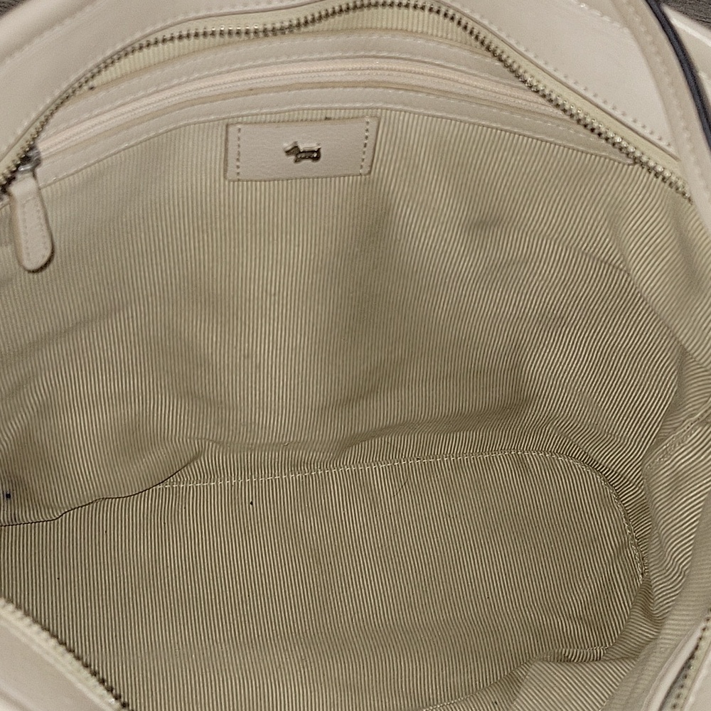 Radley London Striped Black and Cream Leather Tote Bag - Picture 13 of 15